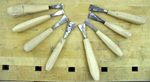 Student Hand Forging Wood Carving Tools
