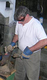Forging your own wood carving tools workshop