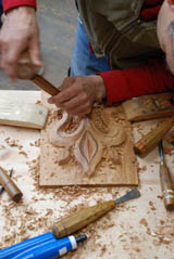 david calvo teaching wood carving