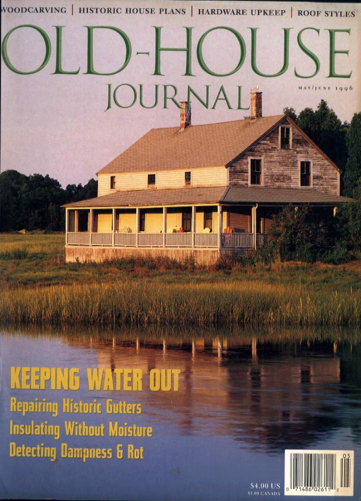 Article on wood carving and david calvo, wood carver in Old House Journal