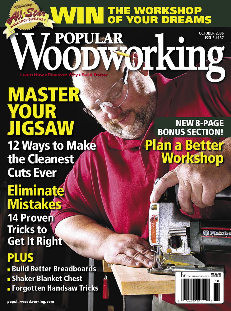 Read David Calvo's woodcarving article in Popular Woodworking, October 2006