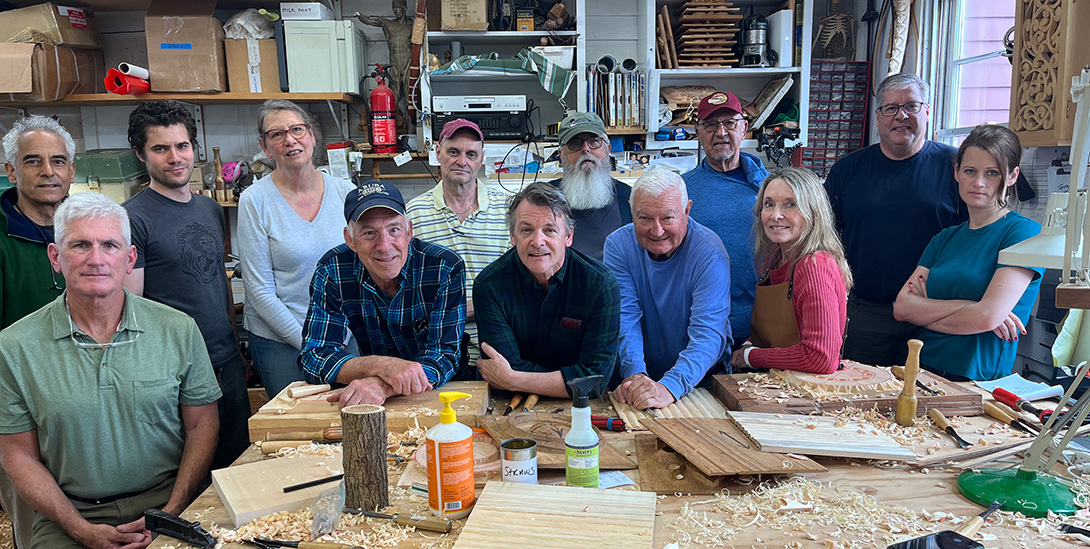 Woodcarving classes at Calvo Wood Carving School