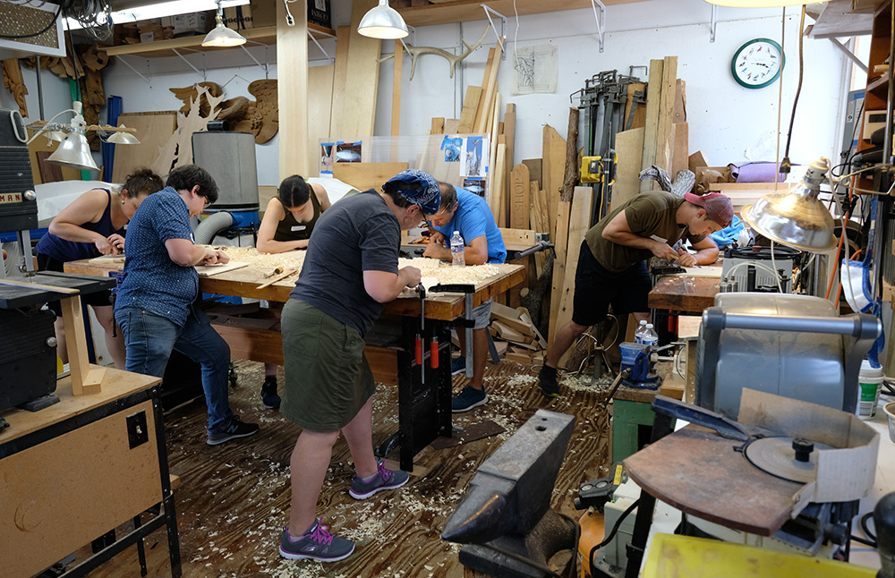 wood carving classes and workshops